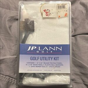 Golf Utility Kit with White Towel